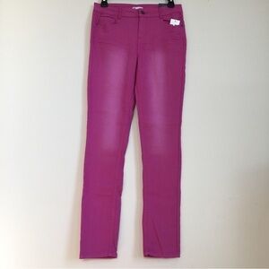EPIC Threads Big Girls Junior Mid Rise Pink Stretch Skinny Jeans